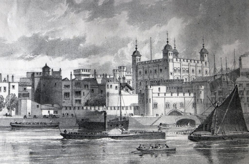 Tower of London from London Past and Present vol2 1 1024x675 - Tales from The Tower’s maximum security Mint – where making coins was a dangerous business