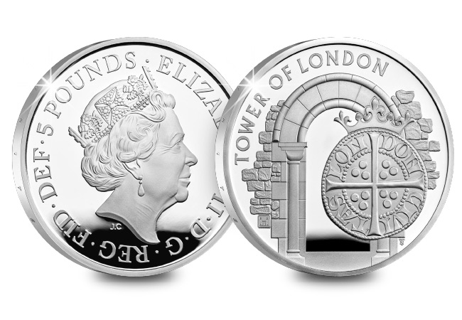 UK 2020 The Royal Mint Silver Proof 5 Pound Coin Product Images Coin Obverse Reverse - Tales from The Tower’s maximum security Mint – where making coins was a dangerous business