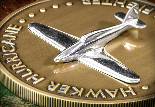 The day a Hawker Hurricane SAVED Buckingham Palace Hurricane Medal LIFESTYLE CLOSE UP - The day a Hawker Hurricane SAVED Buckingham Palace