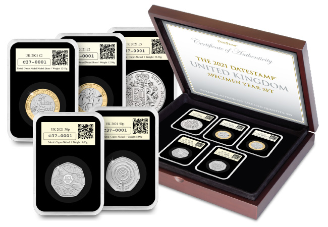 DN DateStamp UK 2021 Annual Specimen Set Cert Product Images 14 copy - FIRST LOOK! Brand new UK commemorative coins released for 2021