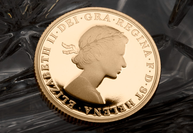LS EIC Queens 95th Birthday Sovereign obv detail lifestyle - The most important gold coin in the world right now