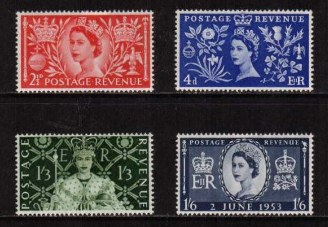 The GB 1953 Coronation Stamps - The Top 5 Historic Queen Elizabeth II Commemoratives...