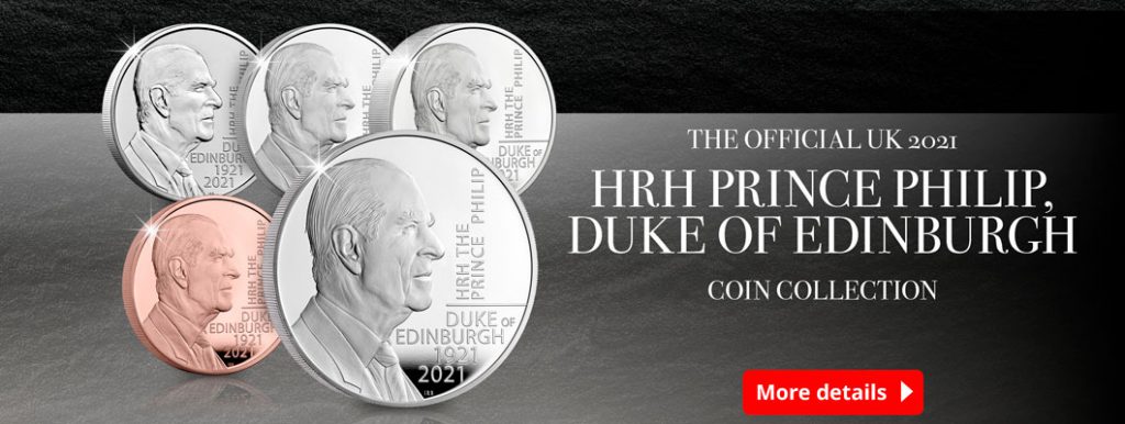 The memorial UK coin approved by Prince Philip… UK 2021 Prince Philip 5 Pound Homepage Banner 1024x386 - The memorial UK coin approved by Prince Philip…