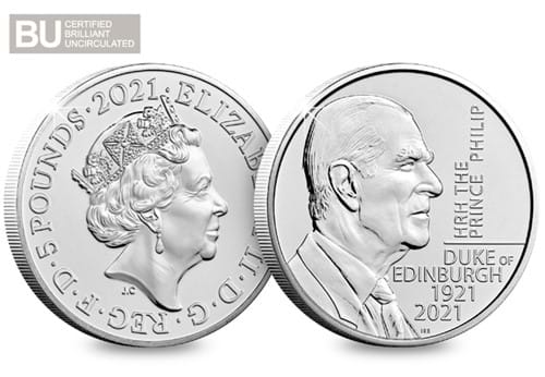 at change checker prince philip memorial 5 pound coin bu 1 - NEW UK £5 issued to honour HRH Prince Philip – everything you need to know