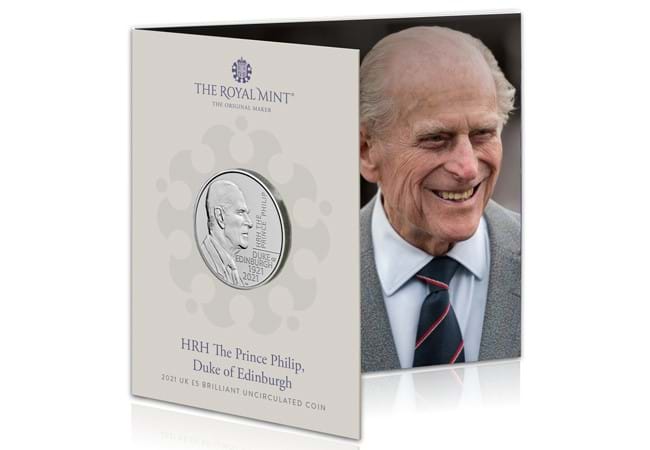 uk 2021 prince philip 5 pound bu pack product images pack front - NEW UK £5 issued to honour HRH Prince Philip – everything you need to know