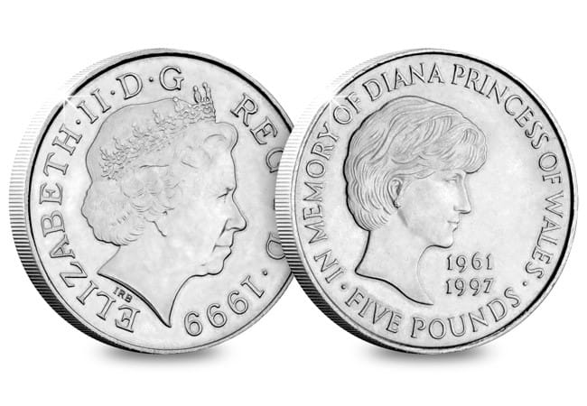 ls uk 1999 diana memorial bu cuni 5 both sides - Why collectors need to know about the new Princess Diana statue