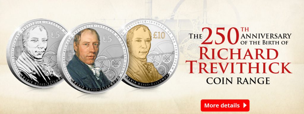 DN 2021 Guernsey Trevithick 5 Proof Silver Colour Gold homepage banners 1 1024x386 - Do you know the British inventor behind the steam locomotive?