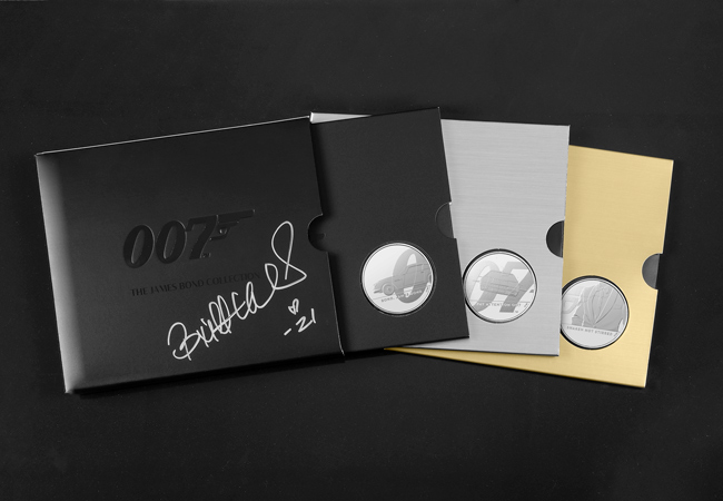 LS Signed Bond BU Coin Trio 007 pack lifestyle 2 - FIRST LOOK: Unboxing a SIGNED James Bond collectable