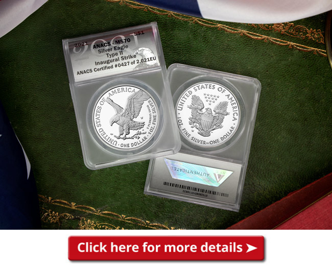 Silver Eagle Type II One Dollar 1oz Email Image  - Unboxing a piece of US numismatic history