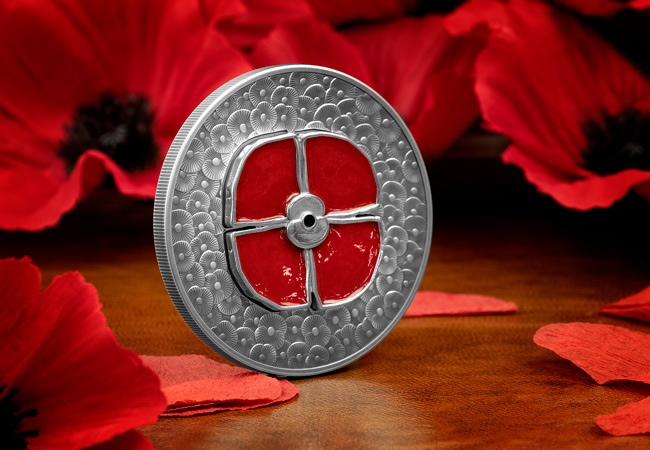 2021 Jersey Masterpiece Poppy Antique Silver Coin - The story behind this year's RBL Masterpiece Poppy Coin