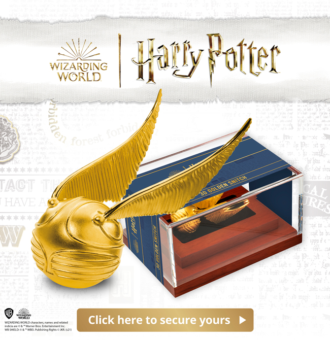 AT Harry Potter Golden Snitch Images 2 - Unboxing the Harry Potter Golden Snitch 3oz Silver Coin