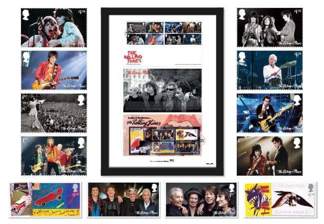 The Rolling Stones Stamps Ultimate Framed - ‘The Greatest Rock and Roll Band in the World’ – BRAND NEW Royal Mail Rolling Stones Stamps Revealed