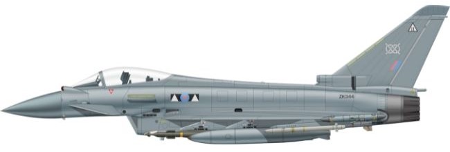 The Eurofighter Typhoon Digital Illustration