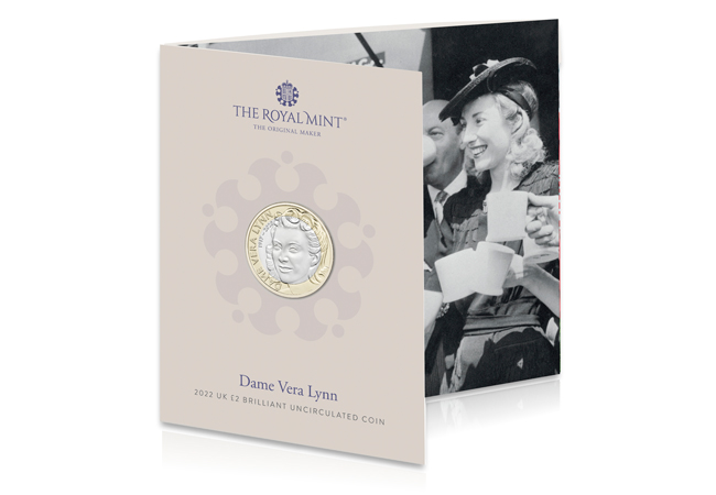 How women have been celebrated on Royal Mint coins - International Women's Day Dame Vera Lynn 2 Pound Coin BU pack - How women have been celebrated on Royal Mint coins - International Women's Day