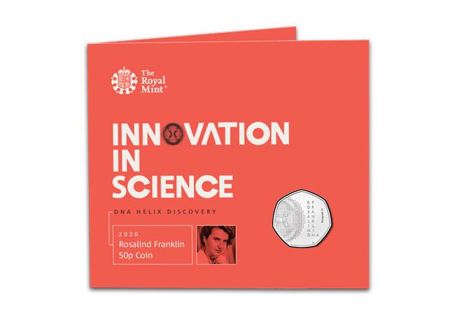 How women have been celebrated on Royal Mint coins - International Women's Day UK 2020 Rosalind Franklin 50p BU Pack product images - How women have been celebrated on Royal Mint coins - International Women's Day