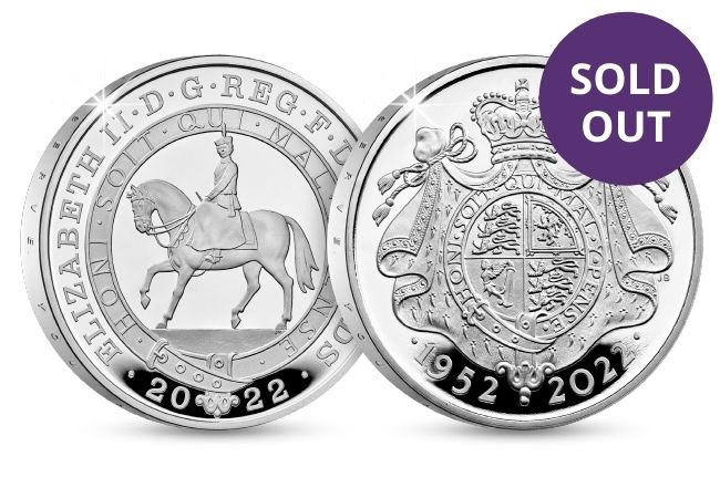 2022 Uk Platinum Jubilee Silver 5 SOLD OUT - The SELL OUT story continues... Limited edition 50p coins launching 9th May