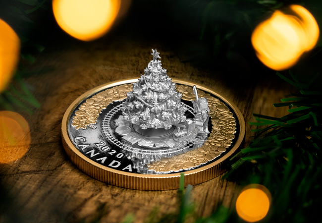 Train and Tree Coin - Introducing the latest innovative coin with a special MOVING feature…