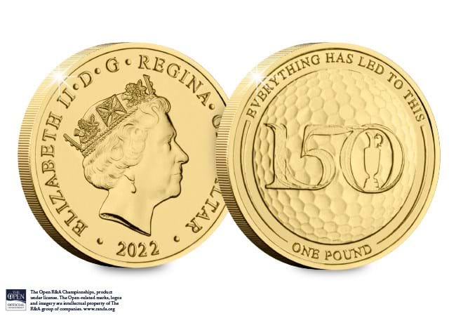 The 150th Open Brilliant Uncirculated Round Pound