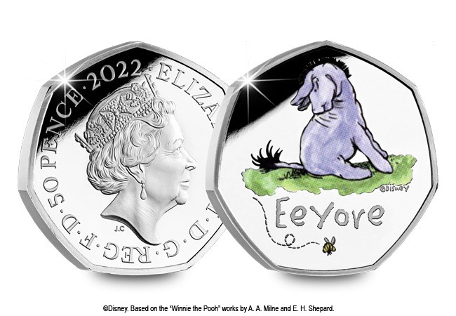 The most sought-after Winnie the Pooh 50p coins yet! Eeyore silver proof 50p - The most sought-after Winnie the Pooh 50p coins yet!