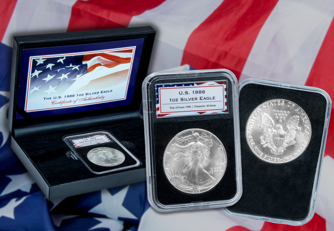 1986 US Silver Eagle 1oz Product image02 - The most popular original coin in the world could be yours&#8230; Can you guess what it is?