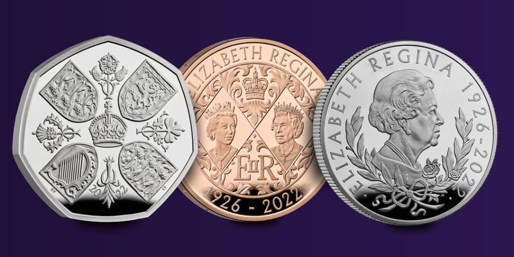 The Three Queen Elizabeth II Memorial Coins