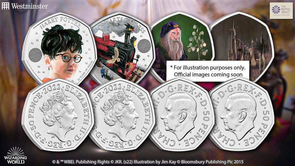 IMAGE FOR KATE HP OBV and REVS 1024x576 - All aboard! The UK Hogwarts Express 50p has entered the station!