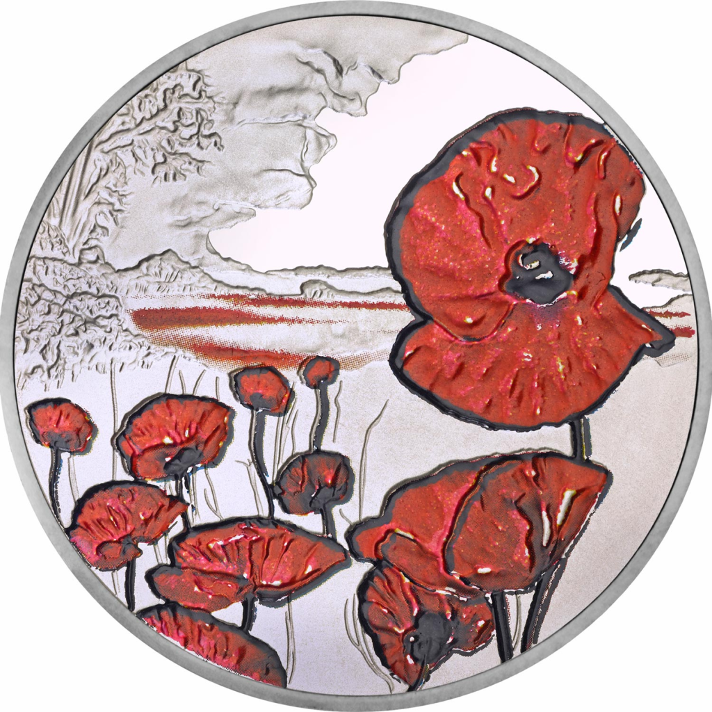 2015 Remembrance Day coin designed by Glyn Davies