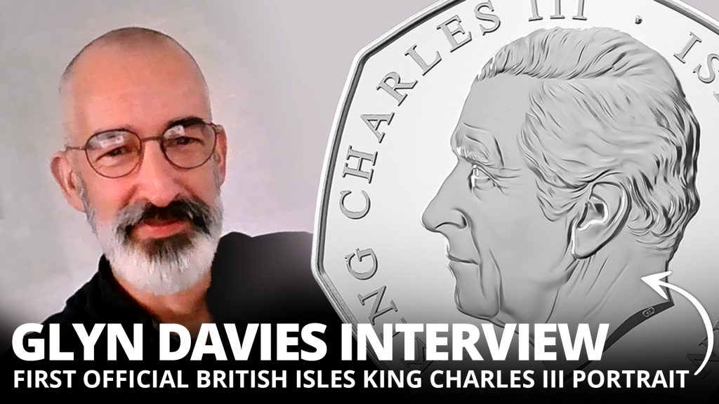 Glyn Davies - the designer of King Charles III portrait which features on the new Coronation Coins