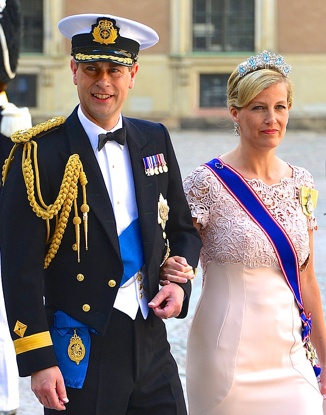 The new Duke and Duchess of Edinburgh - Prince Edward and Sophie.
