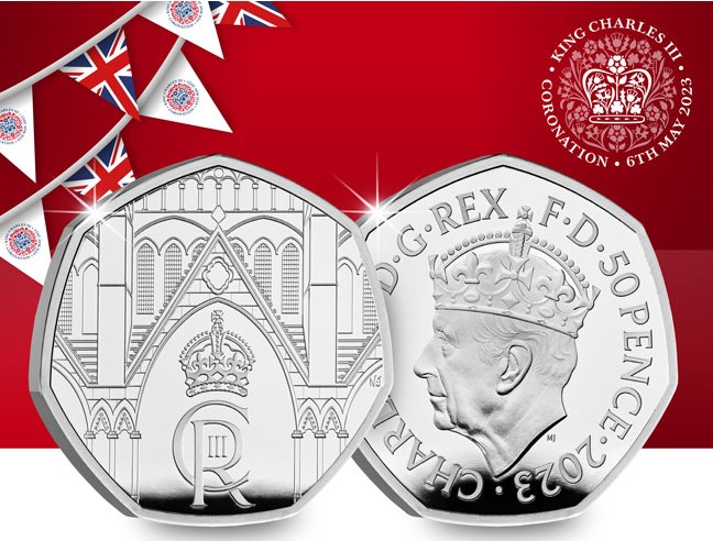 748F UK Coronation Silver 50p Order Confirmed email image - Discover the UK Coronation Coin Designs&#8230;