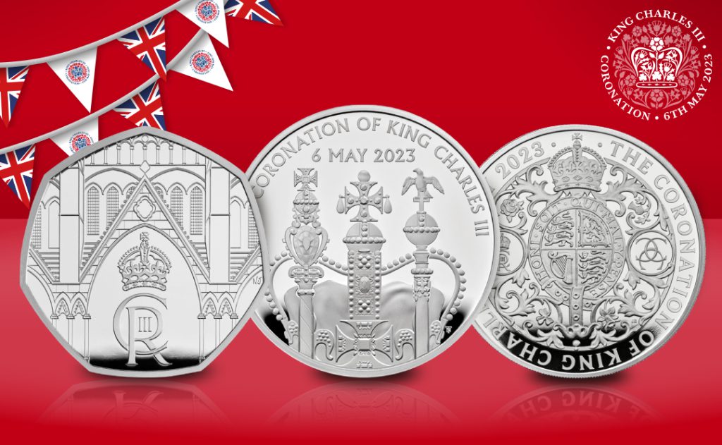 DN 2023 Uk Coronation BU silver 50p 5 teaser social media 4 1 1024x631 - Official UK Coronation Coins Revealed&#8230;
