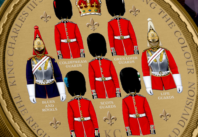 Trooping the Colour 100mm Medal Lifestyle 05 1 - Introducing the SUPERSIZE commemorative issued to celebrate King Charles III’s Inaugural Trooping the Colour ceremony