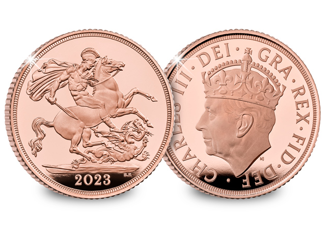 UK 2023 Coronation Sovereign Obverse Reverse - The first Sovereign of its kind: The UK 2023 Gold Proof Sovereign revealed!