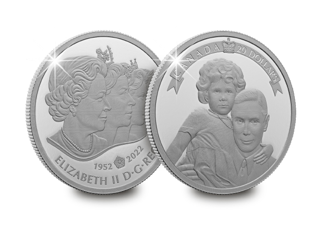 RCM Tribute to an Extraordinary Life SET digital images DY 3 - Paying Tribute to the Extraordinary Life of Queen Elizabeth II with Three Silver Coins