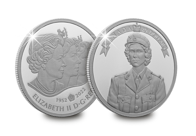 RCM Tribute to an Extraordinary Life SET digital images DY 4 - Paying Tribute to the Extraordinary Life of Queen Elizabeth II with Three Silver Coins