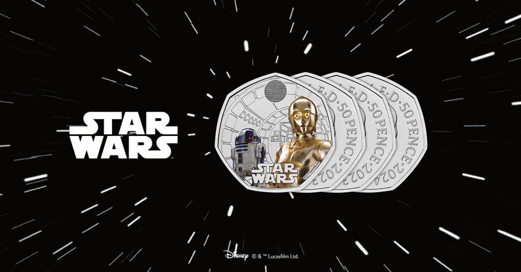 SW coin1 RYI FB Post 1200x628 50p 4coin 1024x536 - Design Revealed: The UK Star Wars 50p