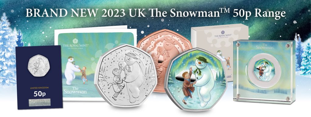 Snowman blog image 3 1024x386 - BRAND-NEW UK Snowman™ 50p released!