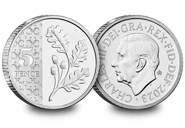 UK New Coinage BU 5p - The UK’s NEW Coinage