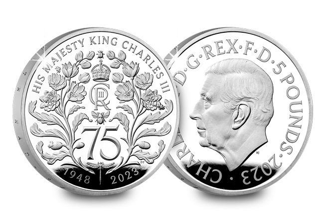 KCIII 75th Birthday Silver Obverse Reverse  - Celebrating King Charles III’s 75th Birthday with The Royal Mint