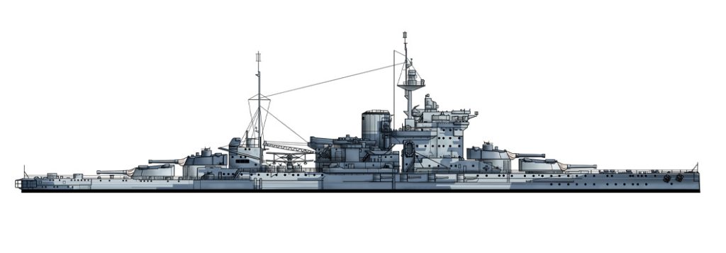 Blog image 1 warspite 1024x357 - HMS Warspite: The First Battleship to Open Fire on D-Day