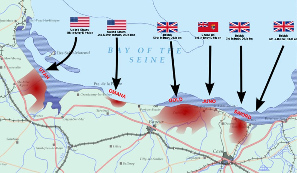 Normandy landings beach plans 1024x597 - D-Day: The Epic Turning Point in World History