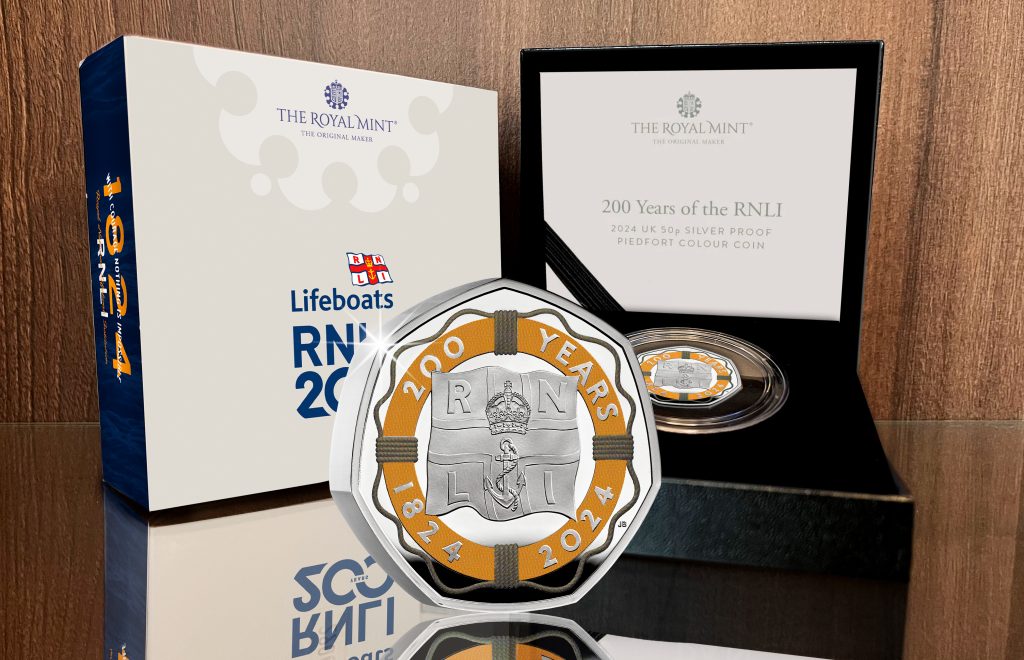 RNL1 blog image 1024x660 - Celebrating 200 Years of Bravery at Sea: The New UK 2024 RNLI 50p Coin