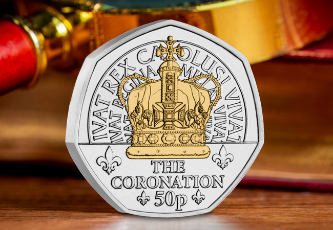 Celebrating the inaugural year of King Charles III KCIII Inaugural Year Dual plated 50p Lifestyle 01 - Celebrating the inaugural year of King Charles III