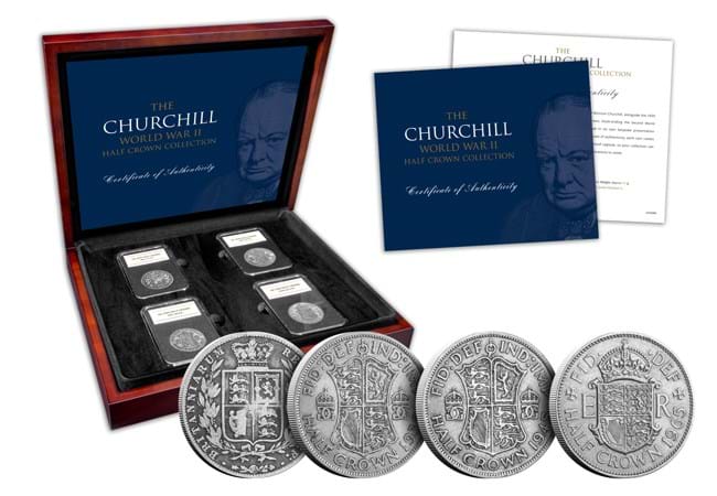 churchill half crown coin set whole product - Celebrating National Winston Churchill Day