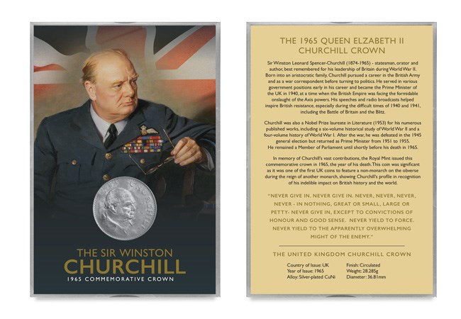 frame front and back - Celebrating National Winston Churchill Day
