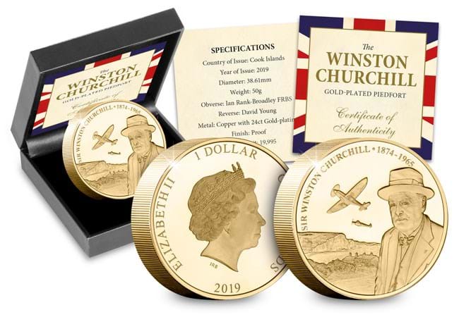 winston churchill gold piedfort box image all 650 x 450px - Celebrating National Winston Churchill Day
