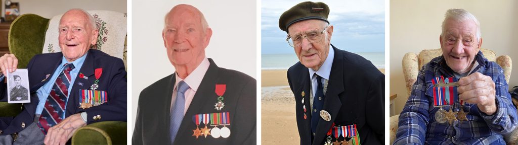 D Day Veteran stories Joe Mines Jack Mortimer Bernard Morgan Albert Price 1024x288 - 🎖️ Honouring Heroes: The Enduring Legacy of D-Day Veterans