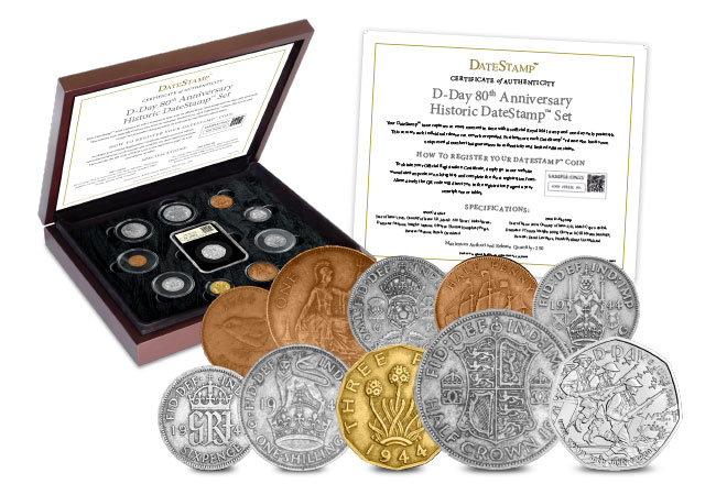 DN datestamp 80th Anniversary d day Historic Coin bu 50p Collection product images 5 - BRAND NEW: UK D-Day 50p REVEALED
