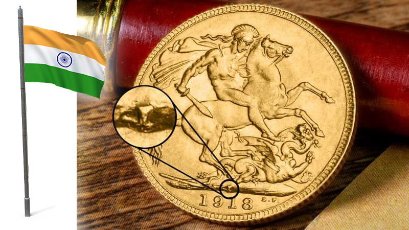 India Mint Flag - The never-before-seen set of Branch Mint Sovereigns
