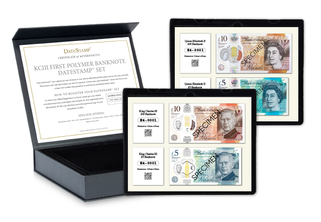 KCIII First Polymer Banknote DateStamp Set mock ups 1 - The Evolution of UK Banknotes: From Paper to Precision